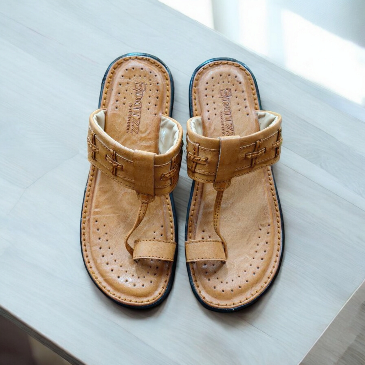 Datzz Men Leather Slipper 2588