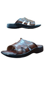 Trophy Men Leather Slipper A74