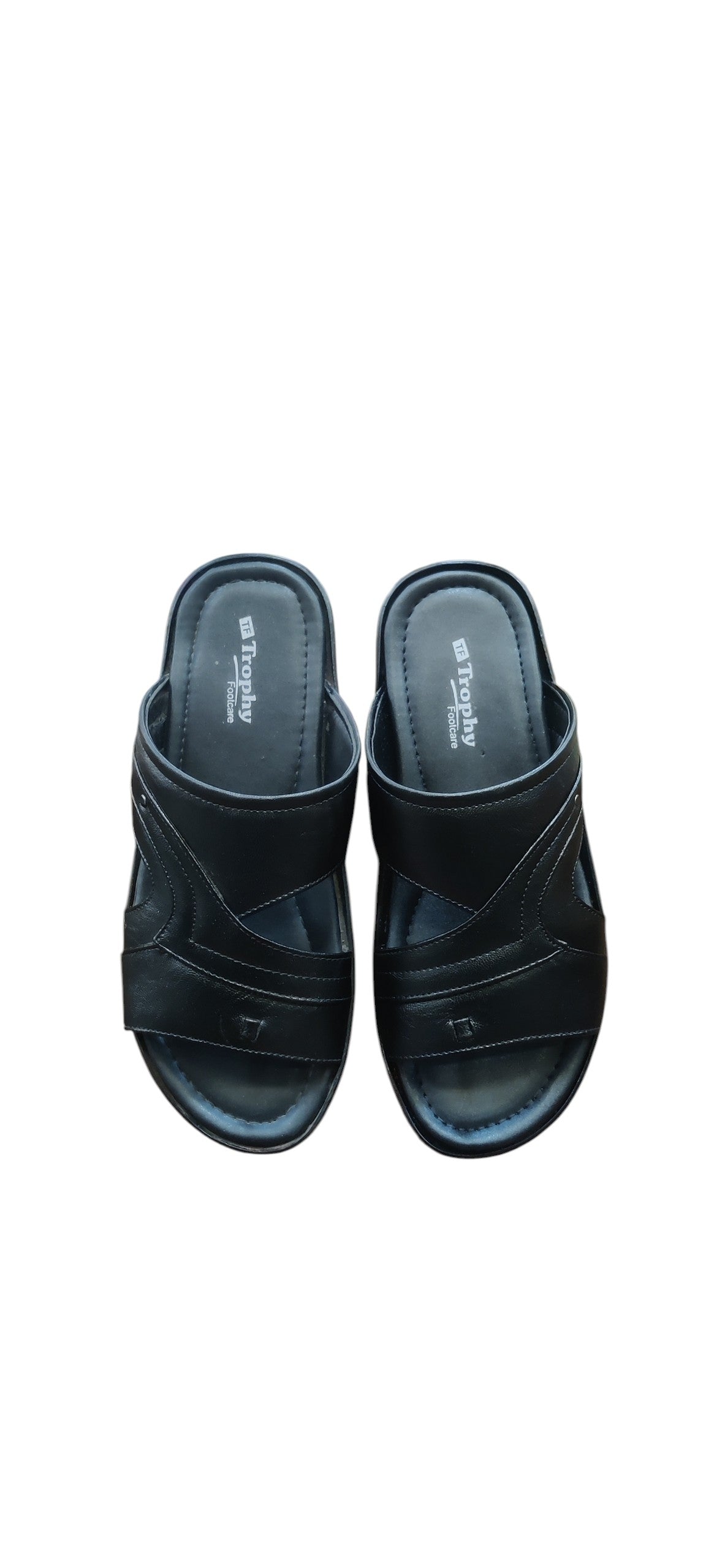 Trophy Men Leather Slippers 5577