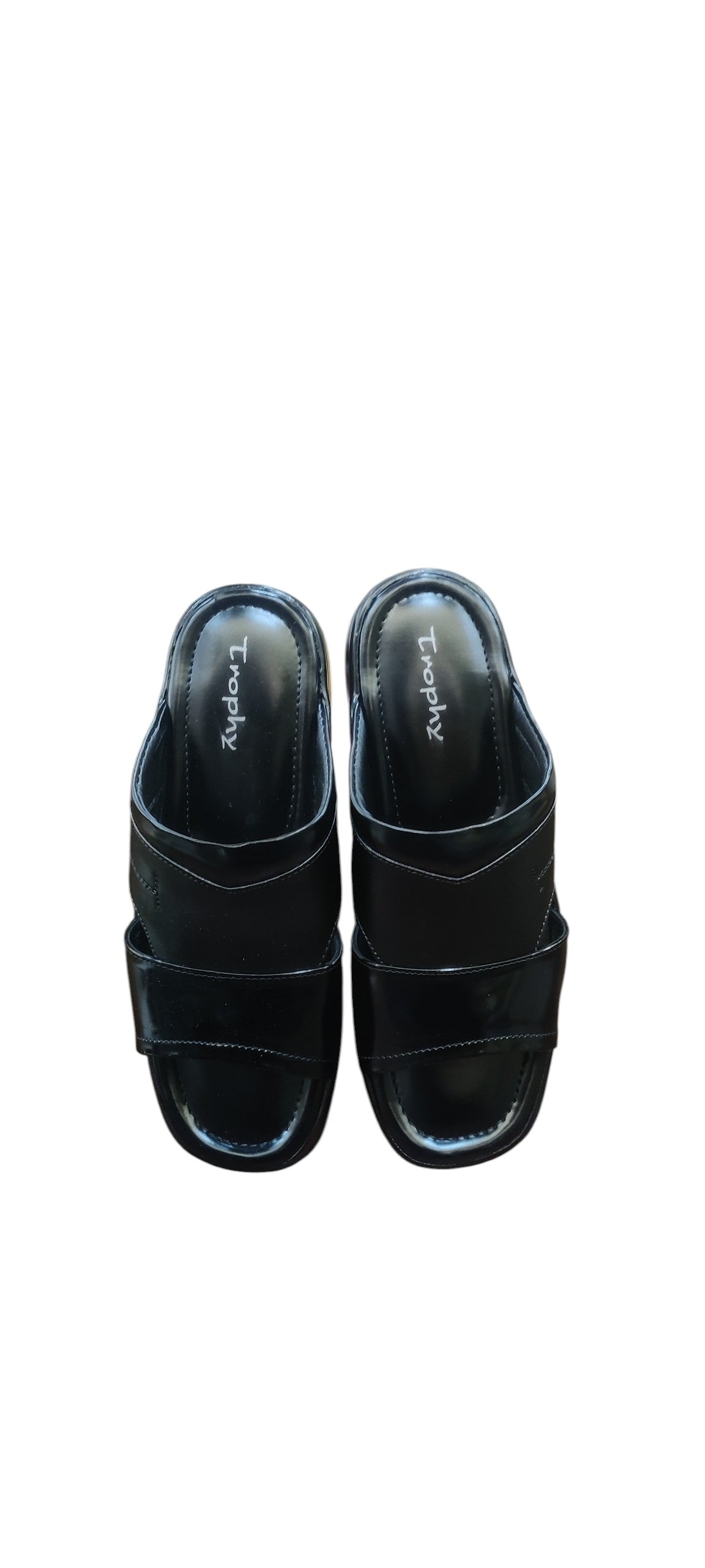 Trophy Men Leather Slippers A11