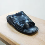 Trophy Men Leather Slippers 525