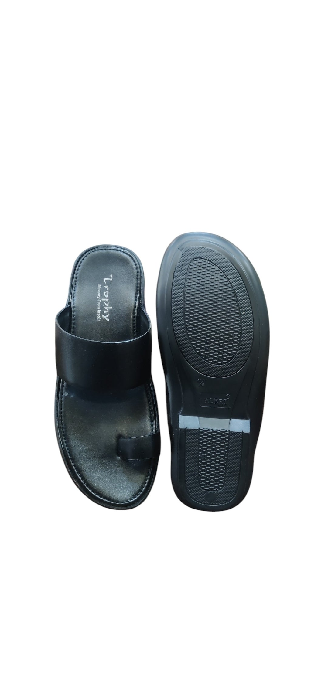 Trophy Men Leather Slippers 202