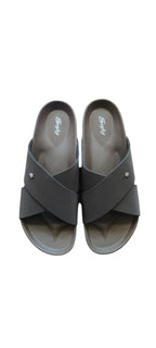 Trophy Men Leather Slippers 3004