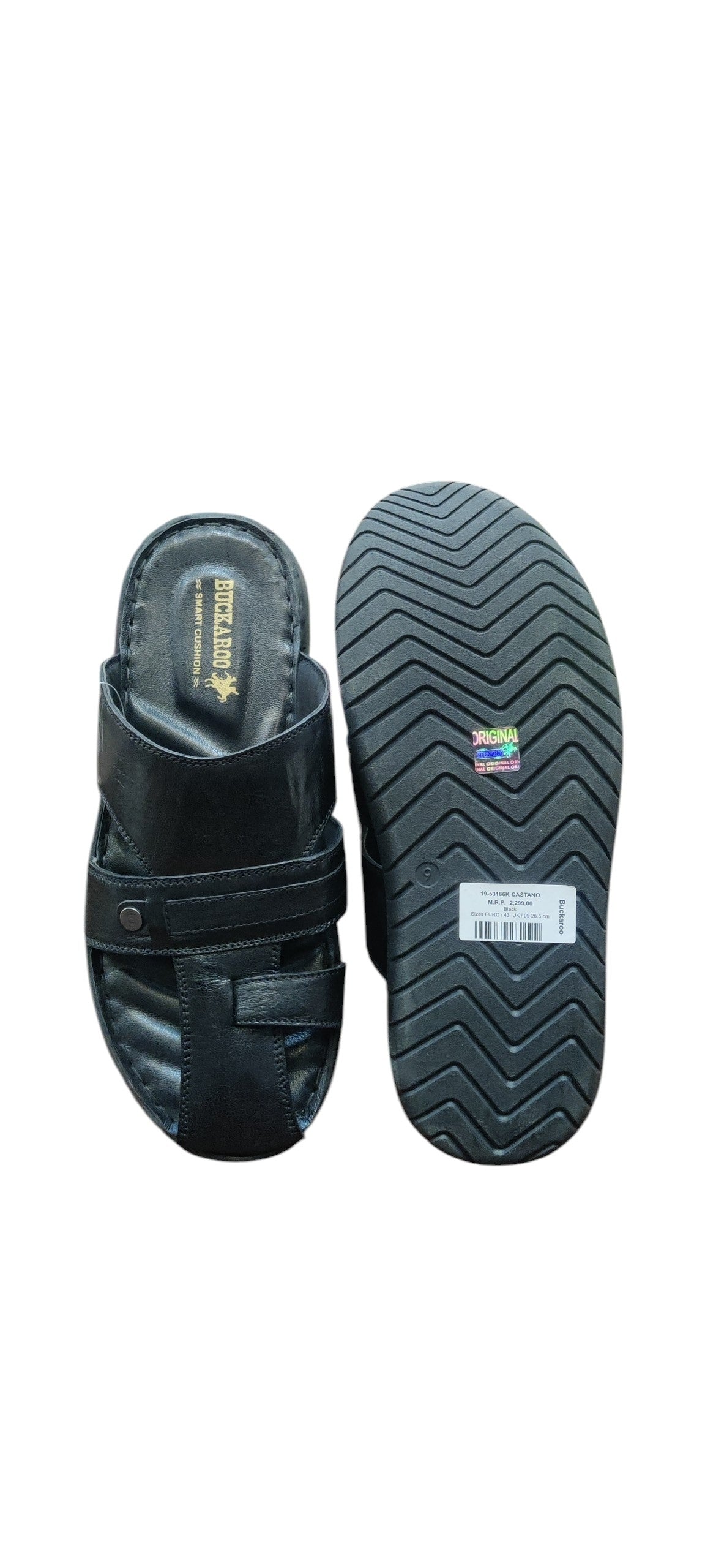 Buckaroo Leather Slippers Castano