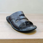 Trophy Men Leather Slippers 4840