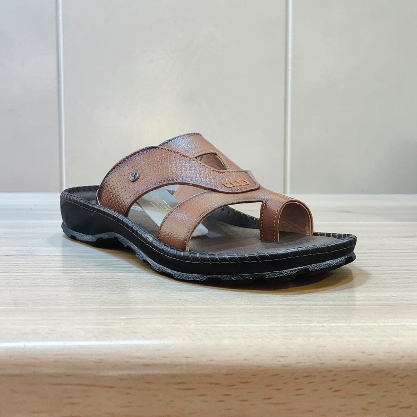 Leefox Leather Slippers Lake9