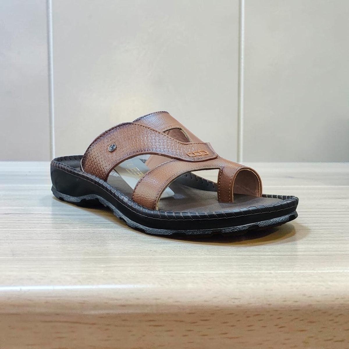 Leefox Leather Slippers Lake9