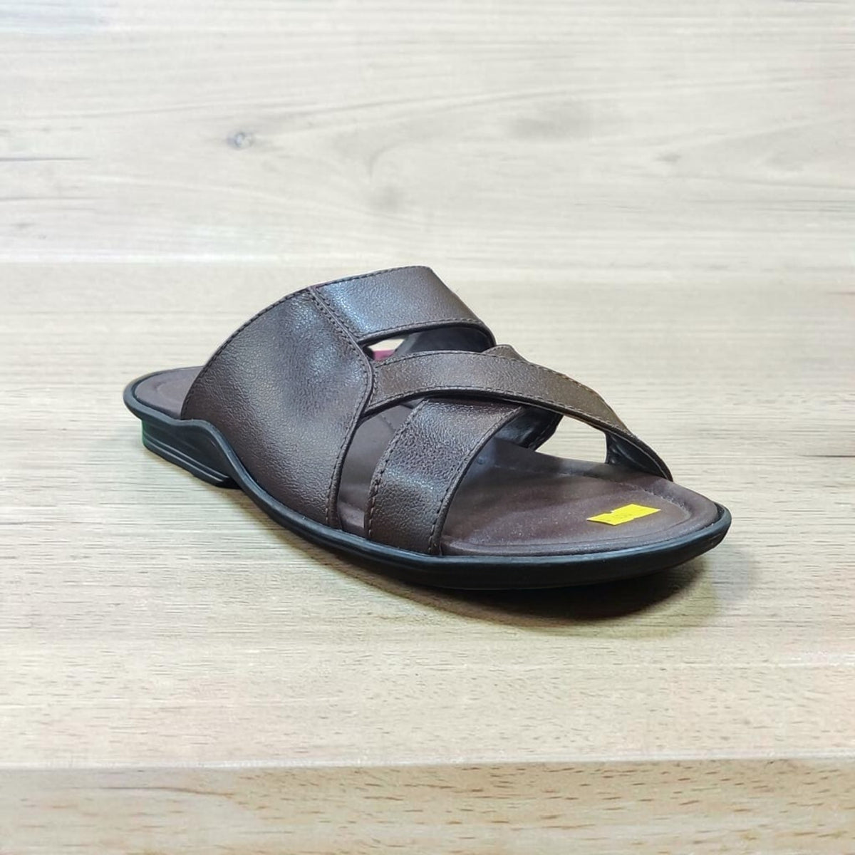 Trophy Men Leather Slippers 5521