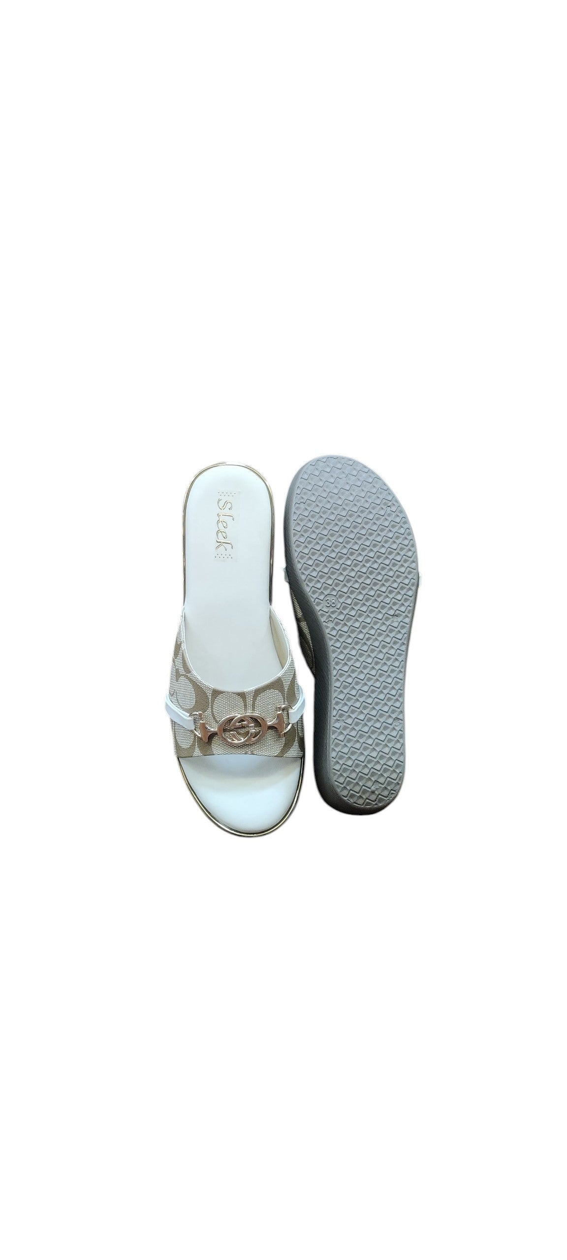 Sleek Casual Heel Slipper OLA248/7902