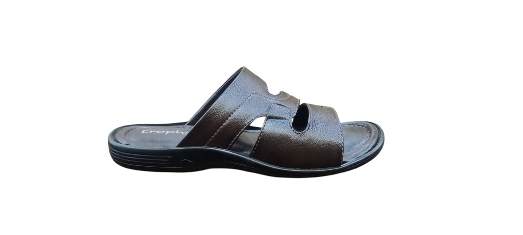 Trophy Men Leather Slippers 4840
