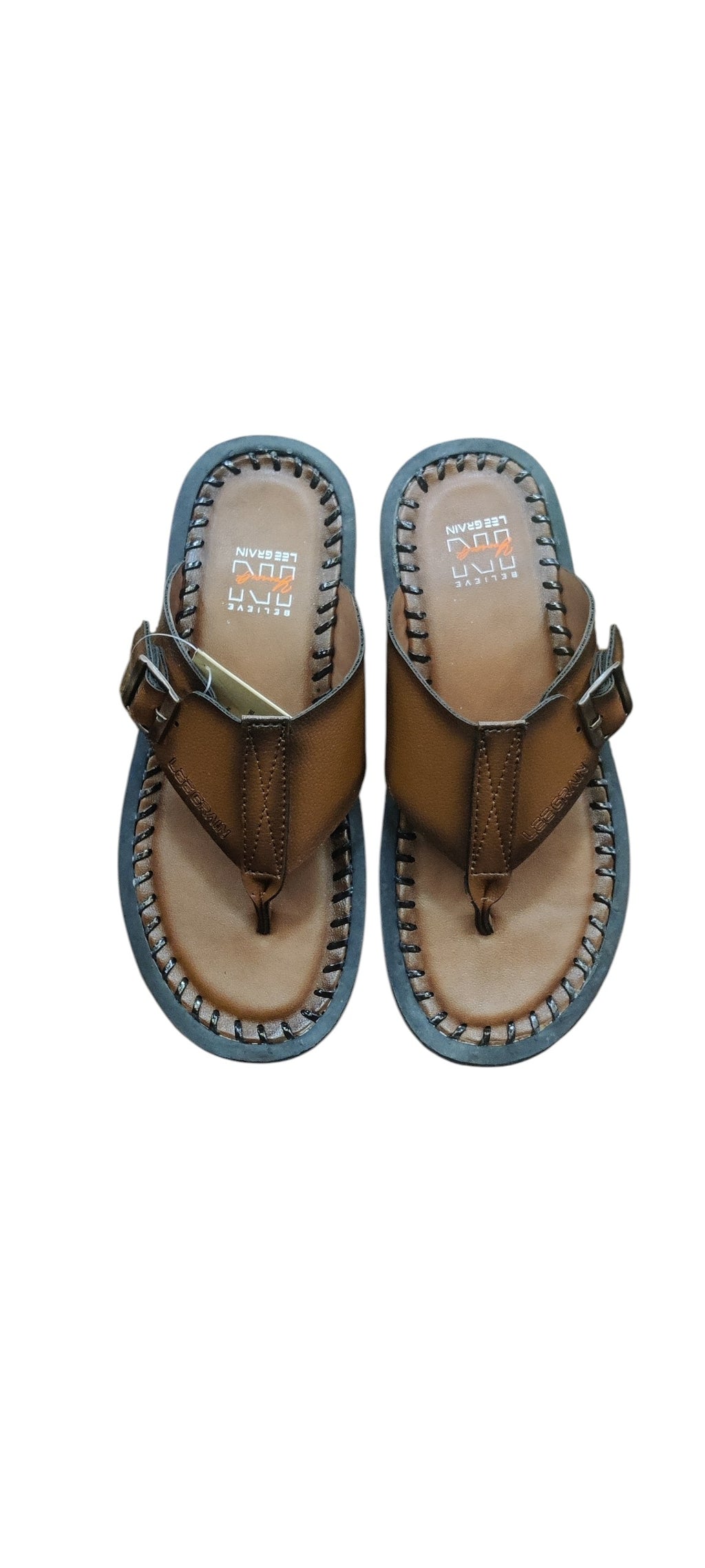 Lee Grain Men Leather Slipper 303