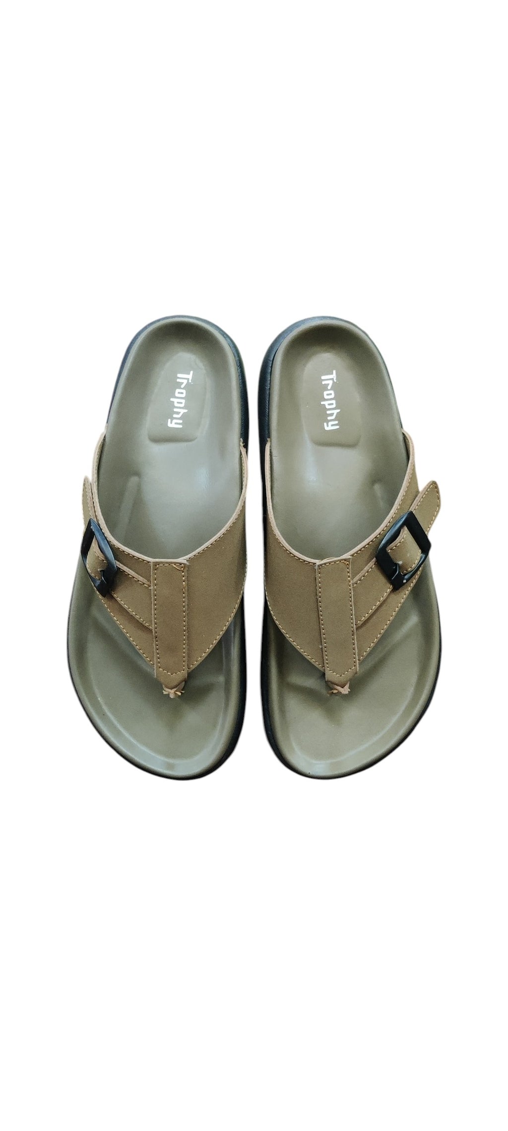 Men Trophy Leather Slipper 7111