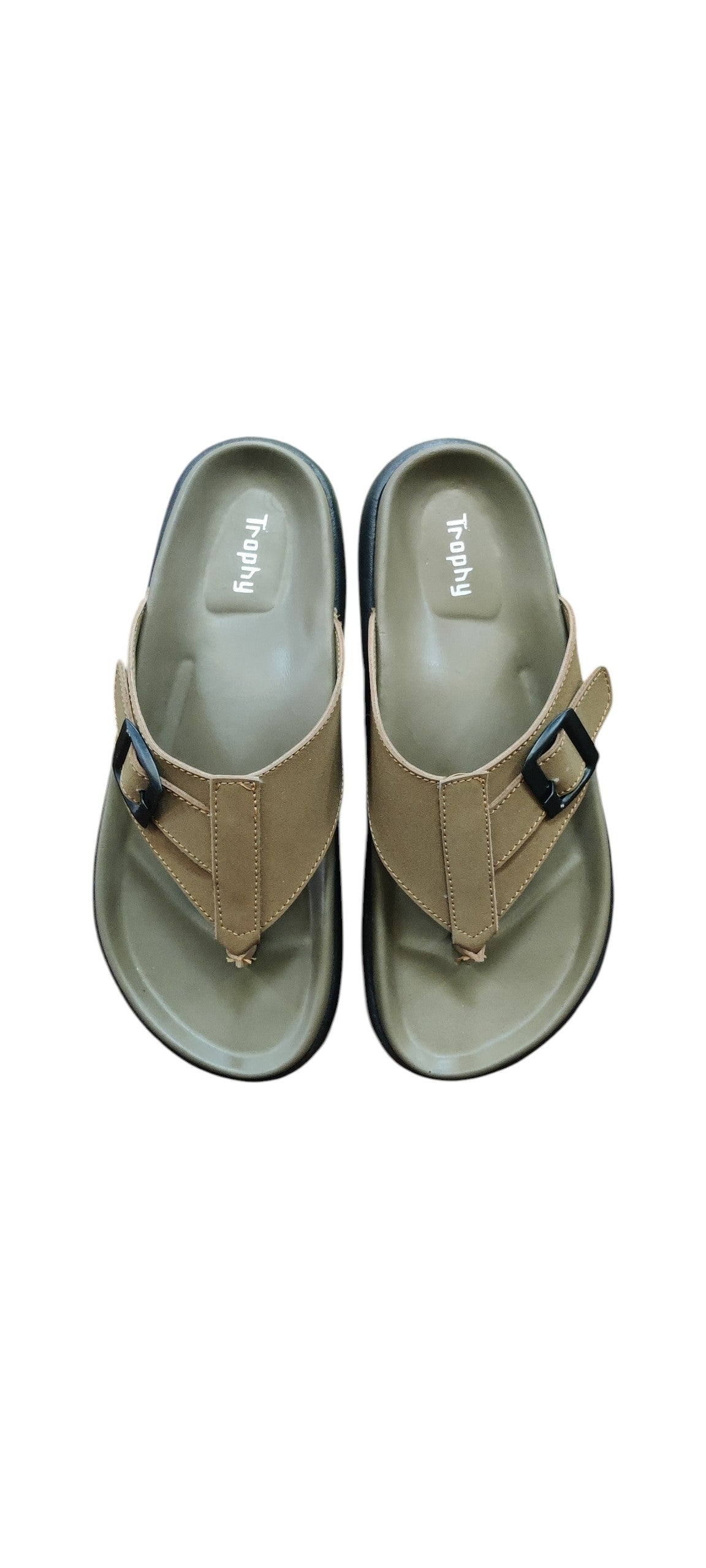 Men Trophy Leather Slipper 7111