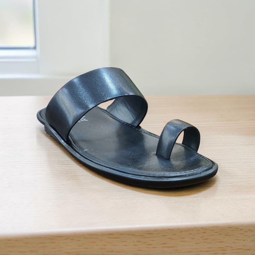 Trophy Men Leather Slippers 202