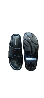 Trophy Men Leather Slippers 3316