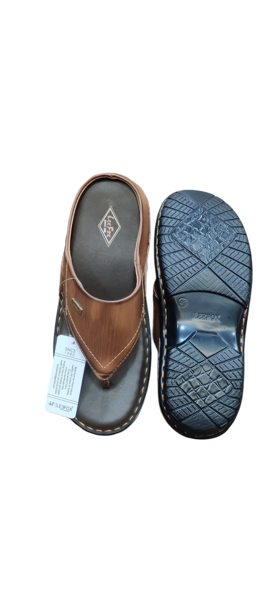 LeeFox Leather Slippers Sb94