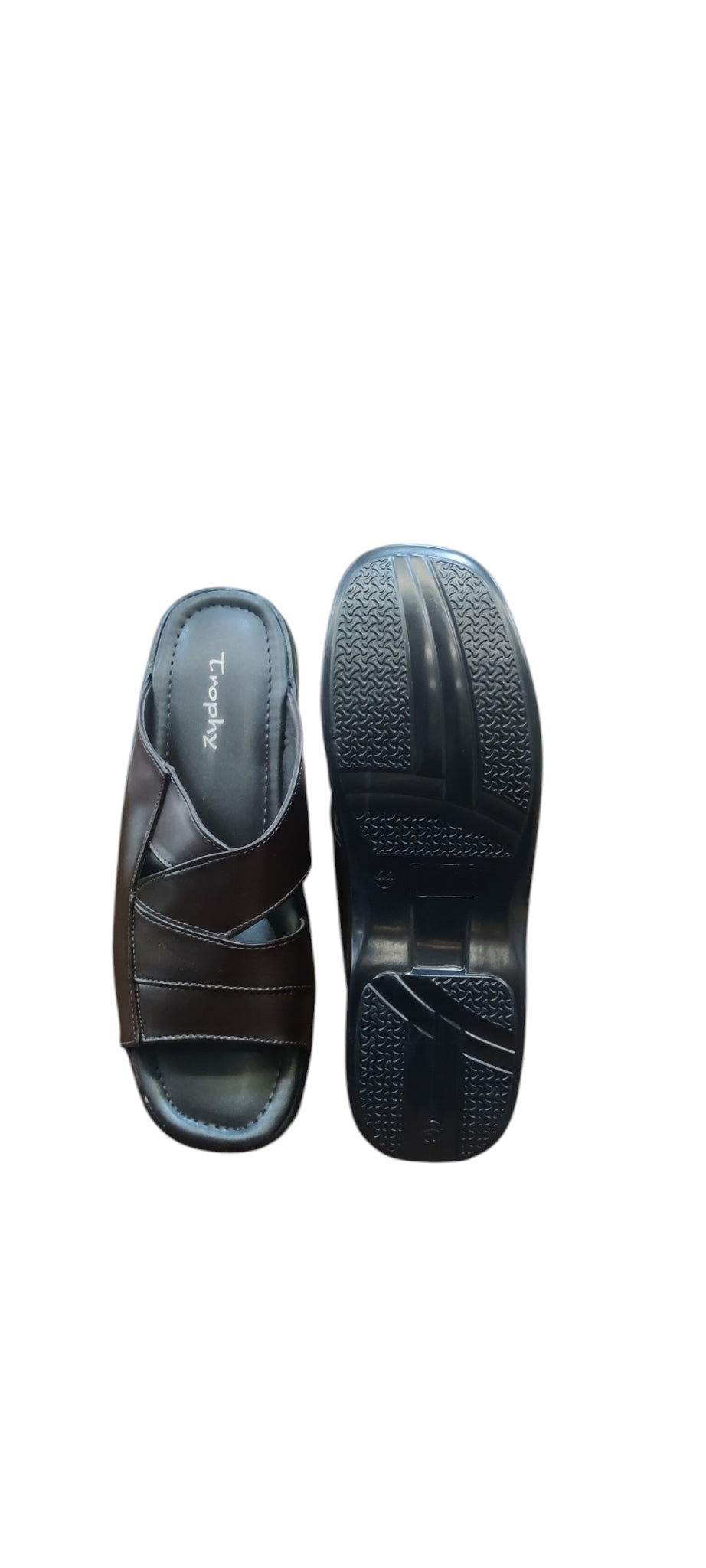 Trophy Men Leather Slippers C11