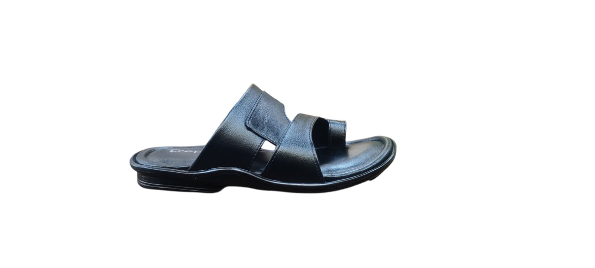 Trophy Men Leather Slippers 3316