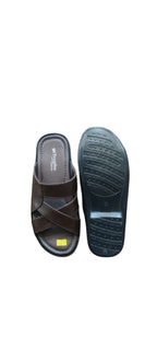 Trophy Men Leather Slippers 5521