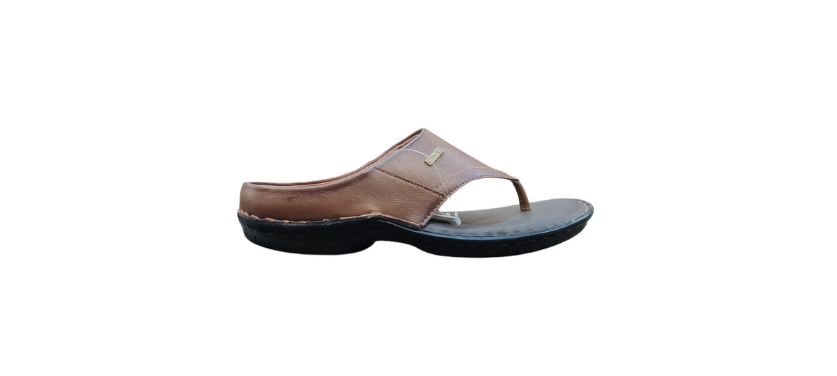 LeeFox Leather Slippers Sb94