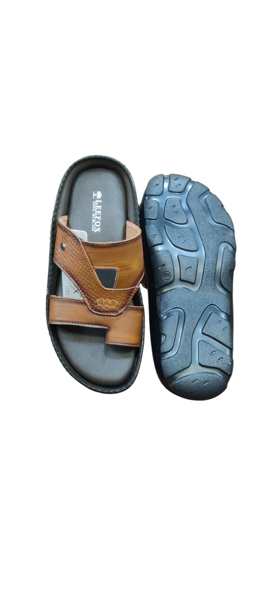 Leefox Leather Slippers Lake9