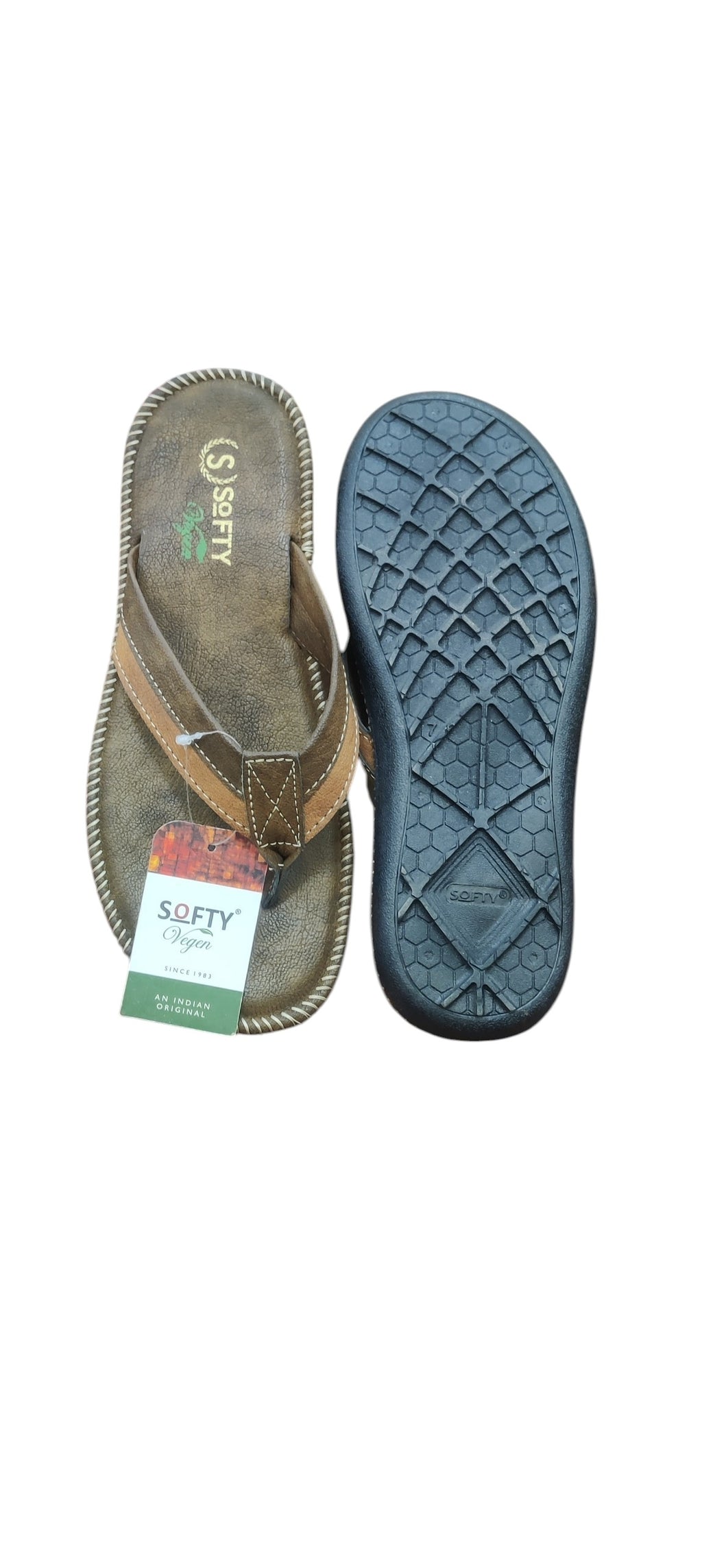 Softy Men Leather Slippers Mia18