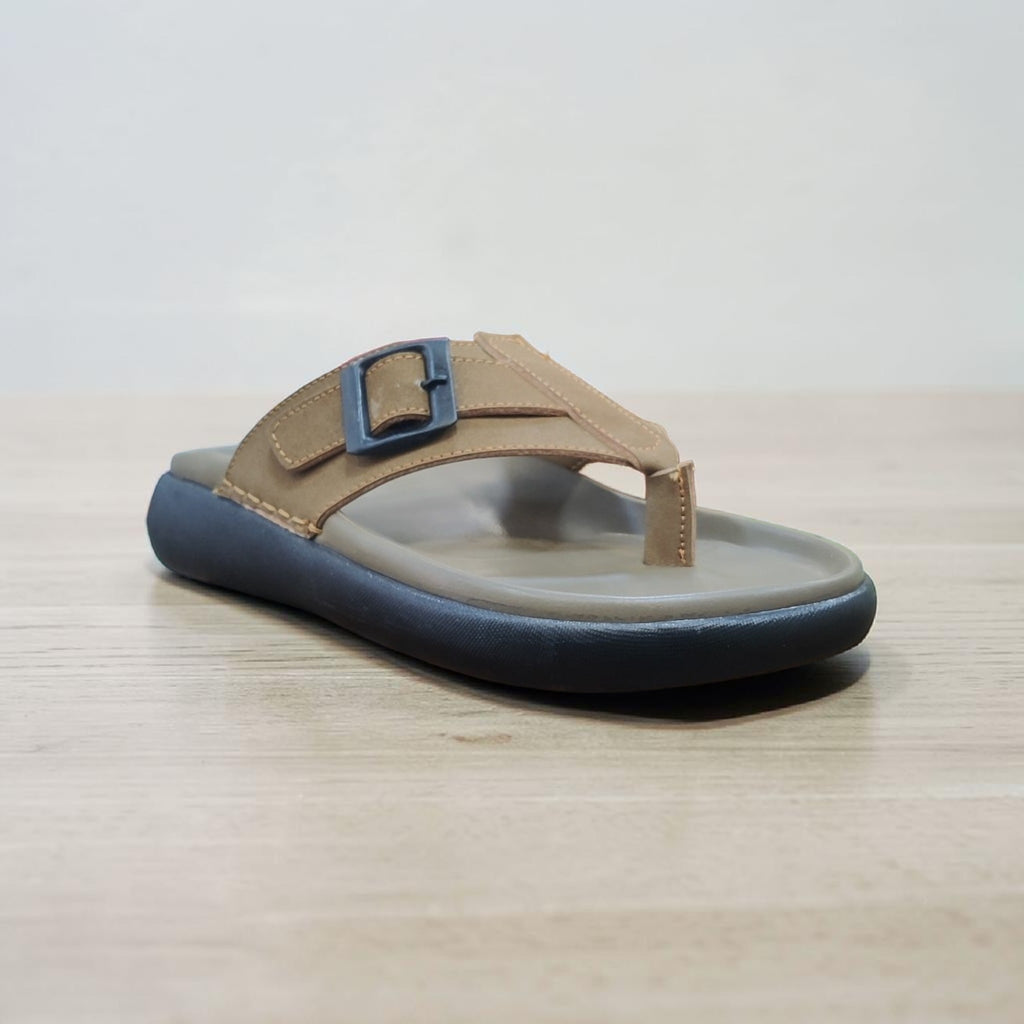 Men Trophy Leather Slipper 7111