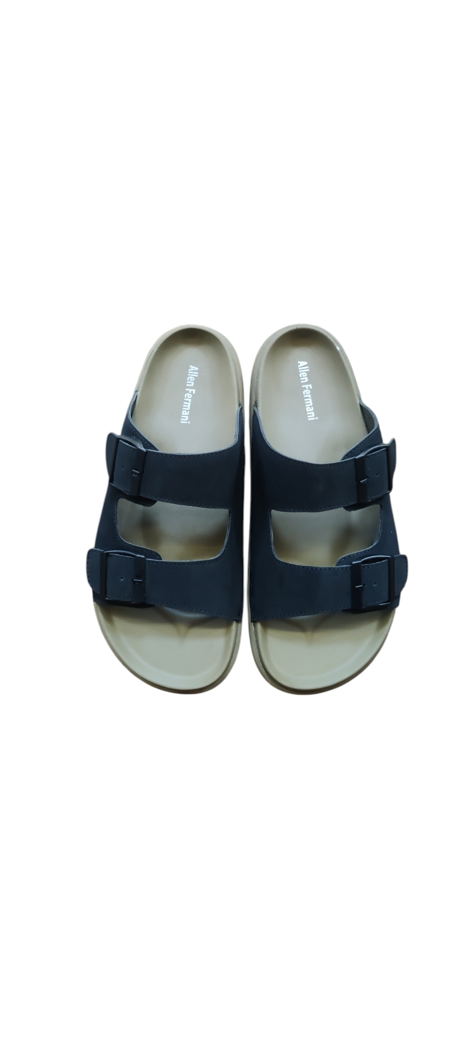 Allen Fermani Leather Slippers Happy1