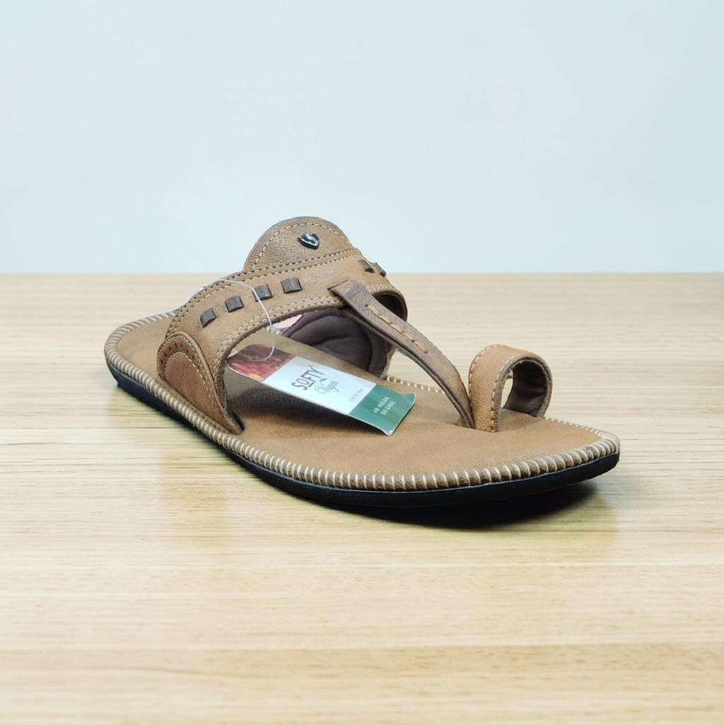 Softy Men Leather Slippers Jaz1