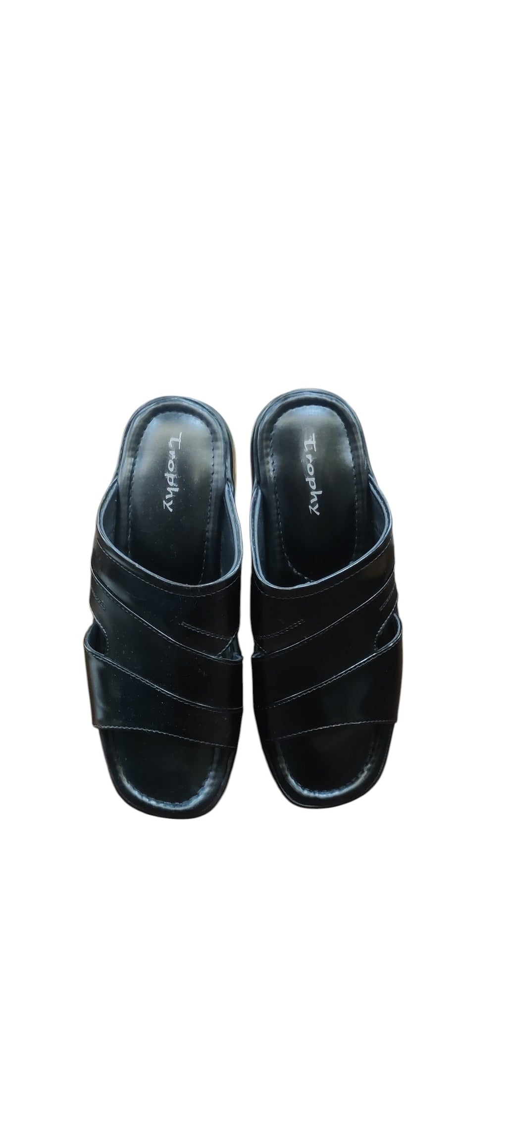 Trophy Men Leather Slippers 525