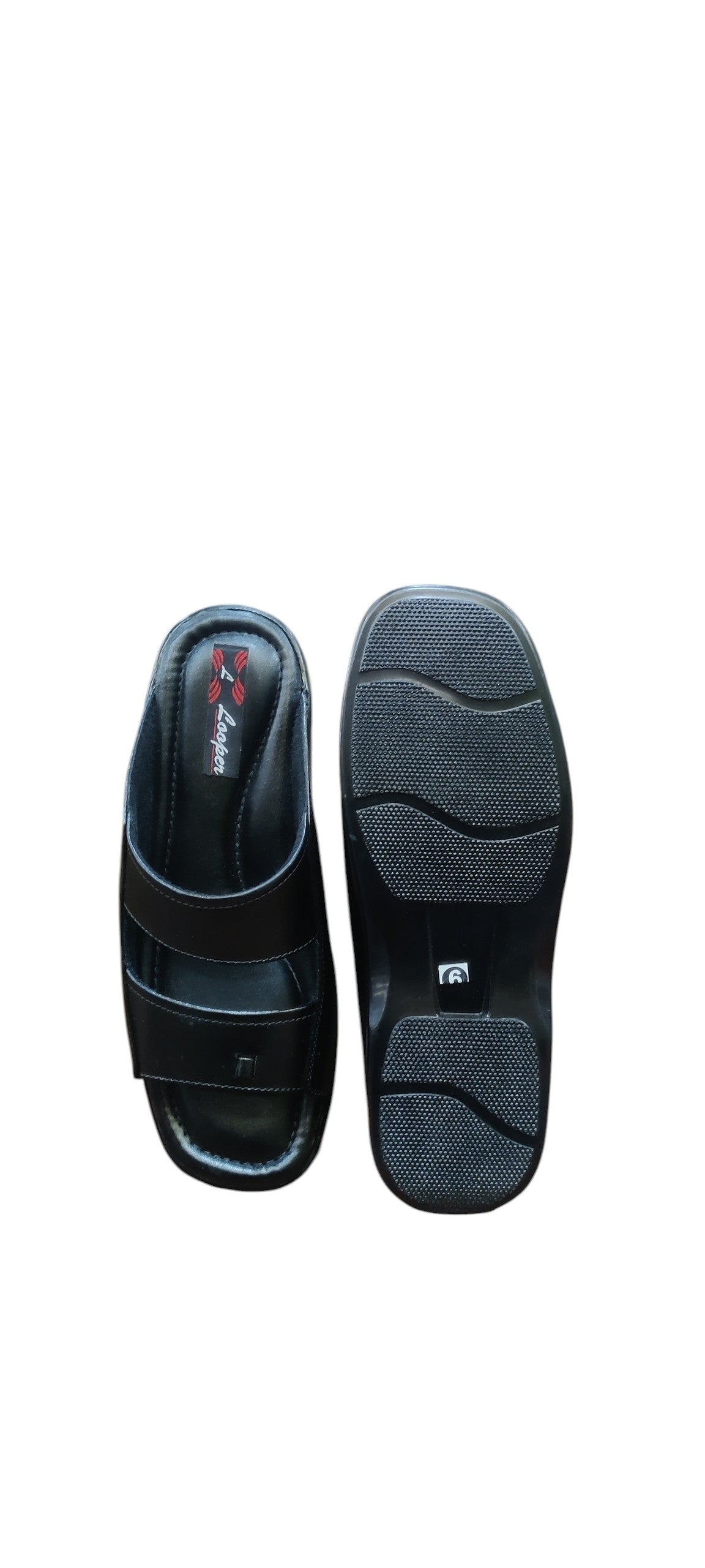 Looper Men Leather Slippers 501