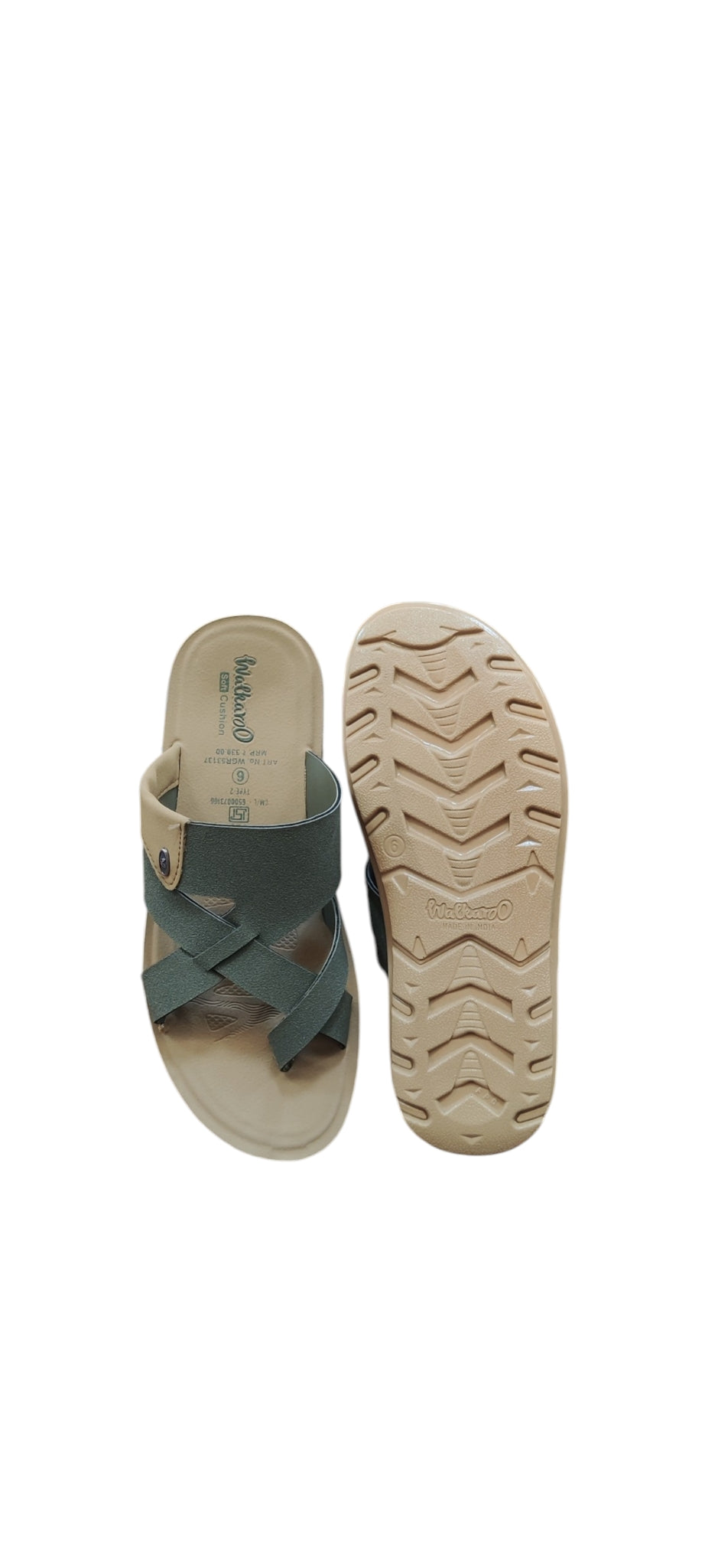 Walkaroo Pu Slippers Wgr53137