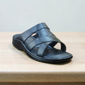 Trophy Men Leather Slippers 707