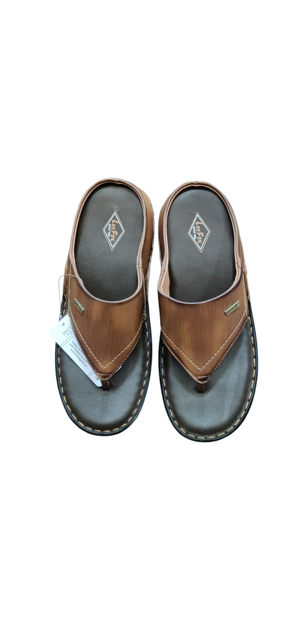 LeeFox Leather Slippers Sb94