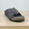 Trophy Men Leather Slippers 3004