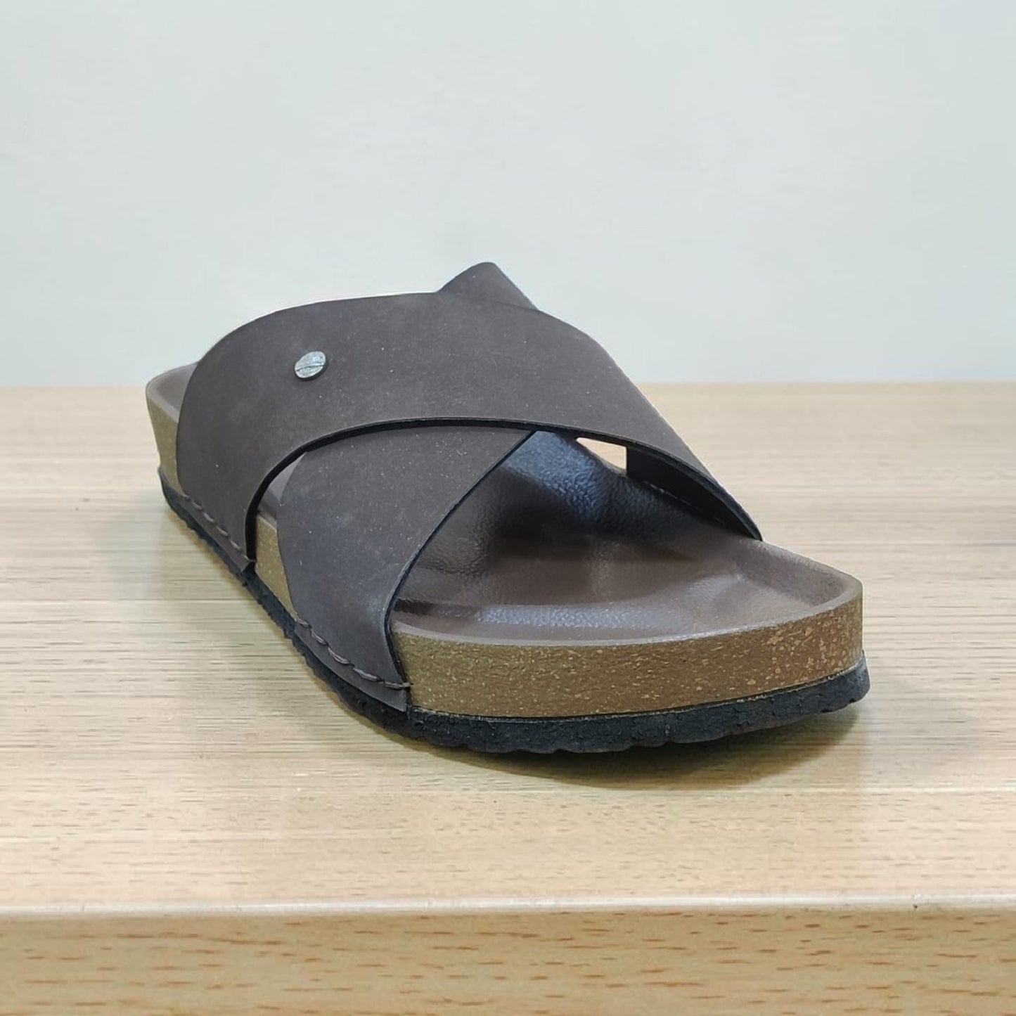 Trophy Men Leather Slippers 3004