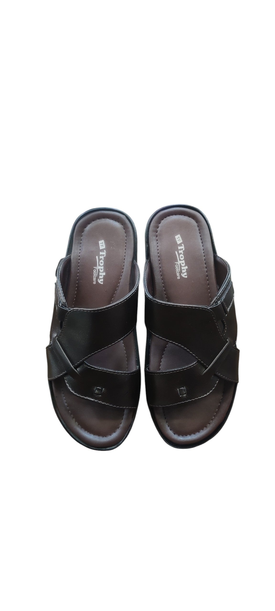 Trophy Men Leather Slippers 5512