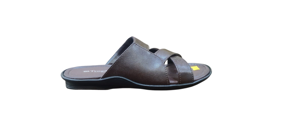 Trophy Men Leather Slippers 5521
