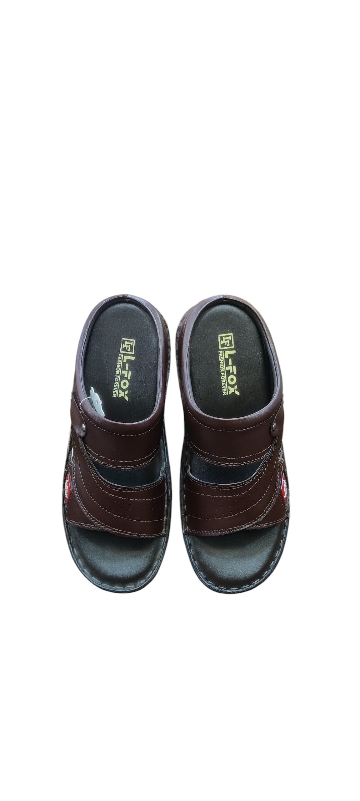 L-Fox Men Leather Slippers S5555