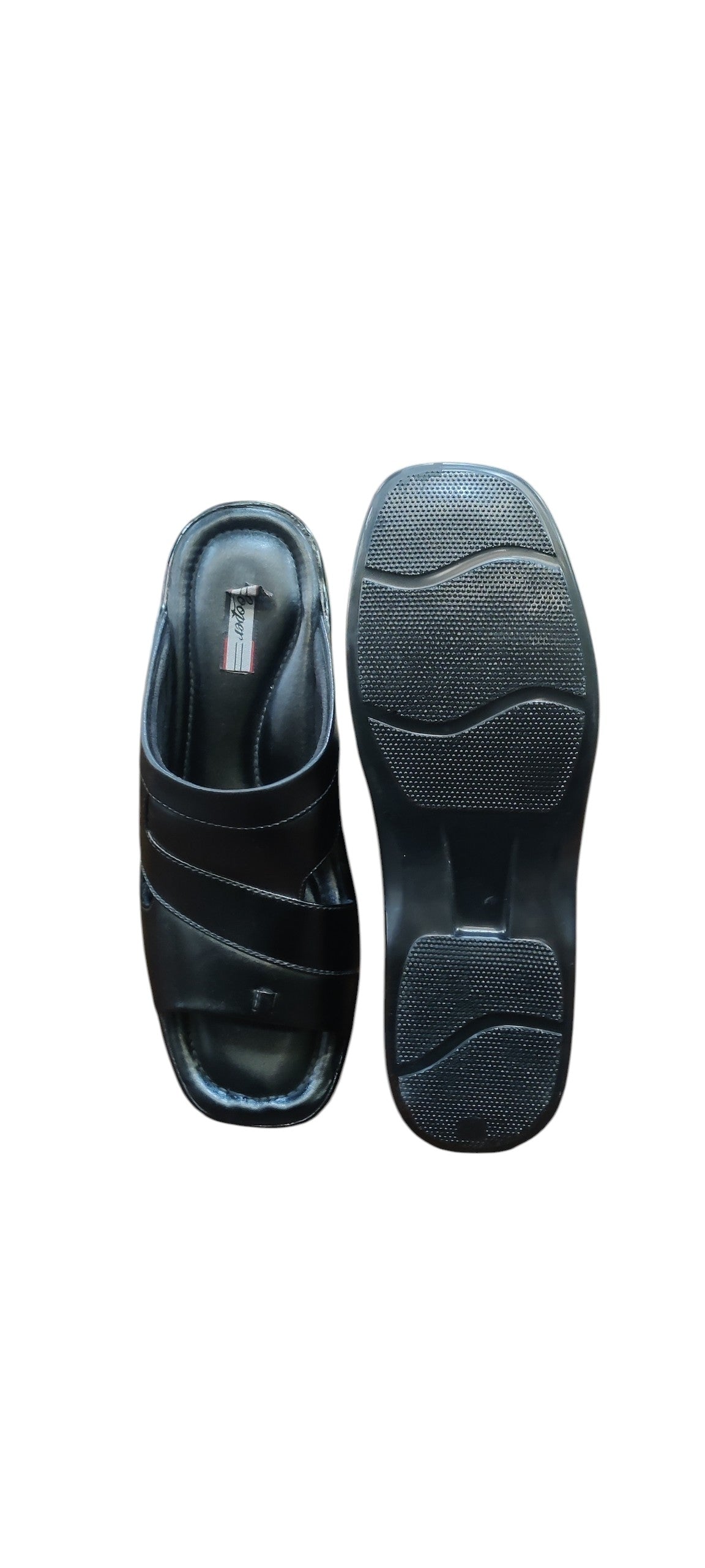 Looper Men Leather Slippers 574