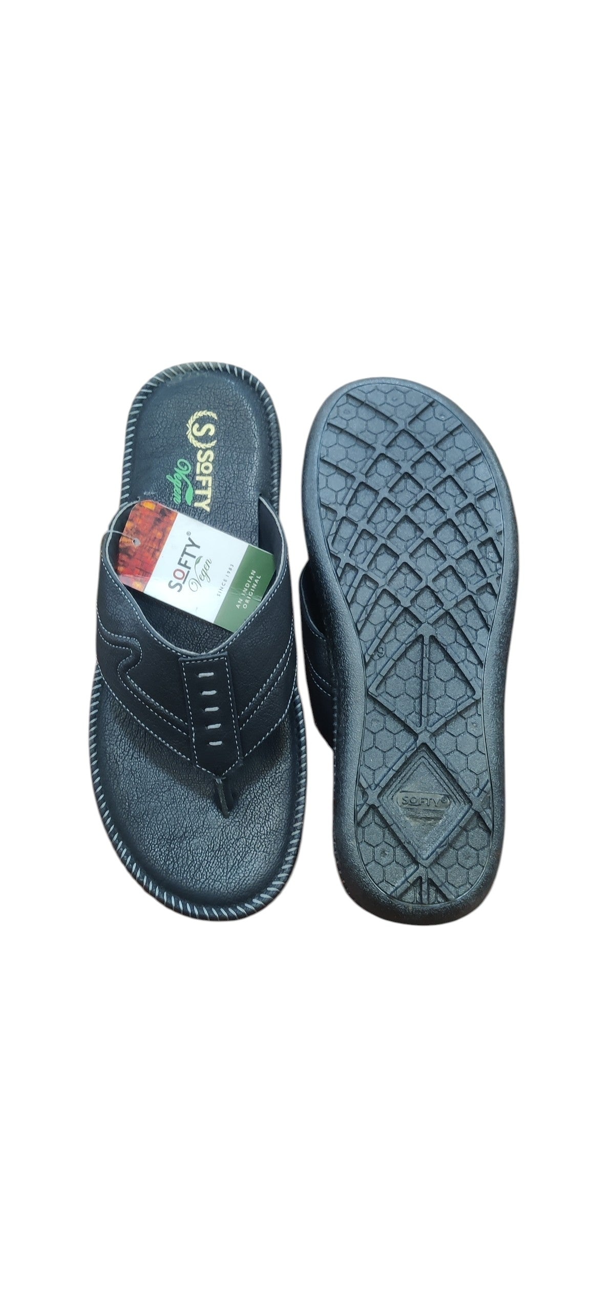 Softy Men Leather Slippers Mia10