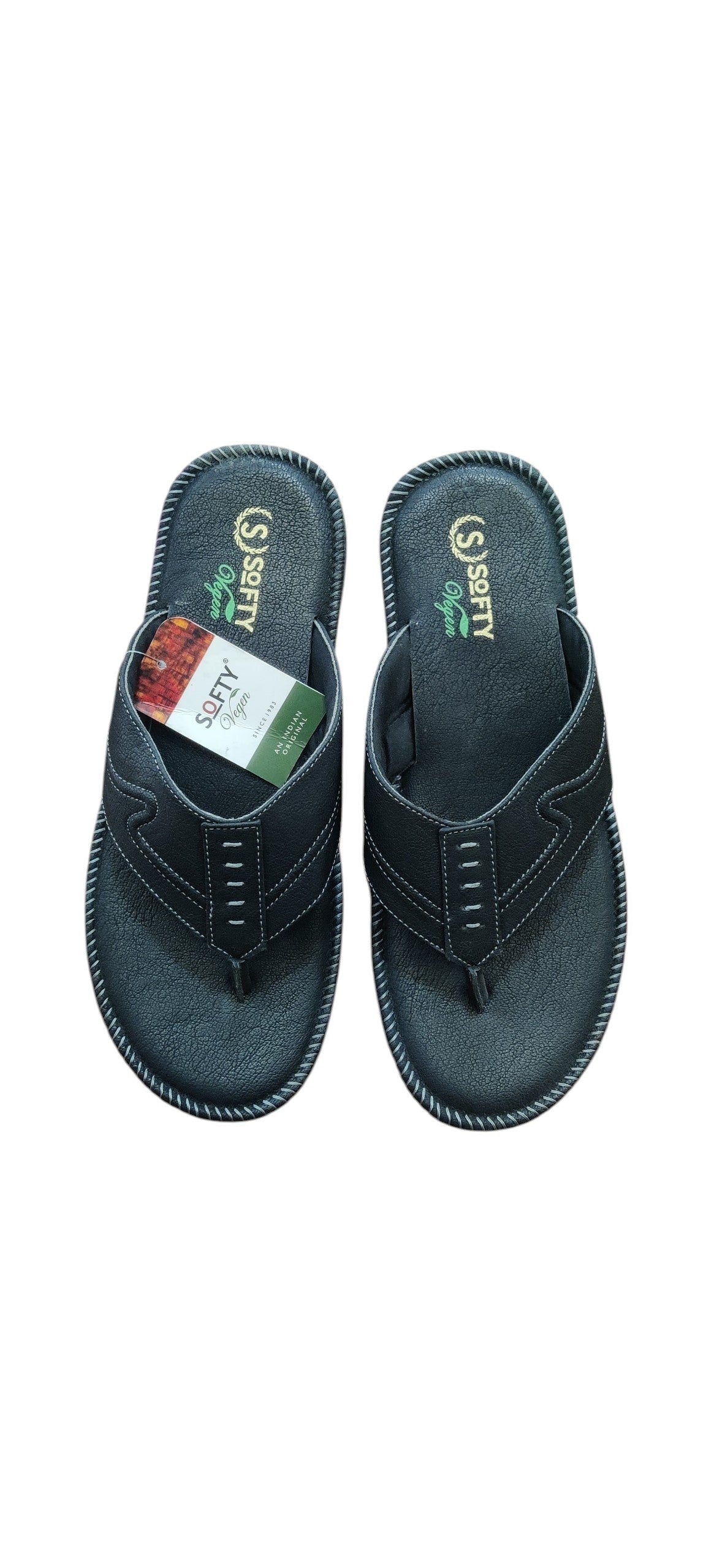 Softy Men Leather Slippers Mia10
