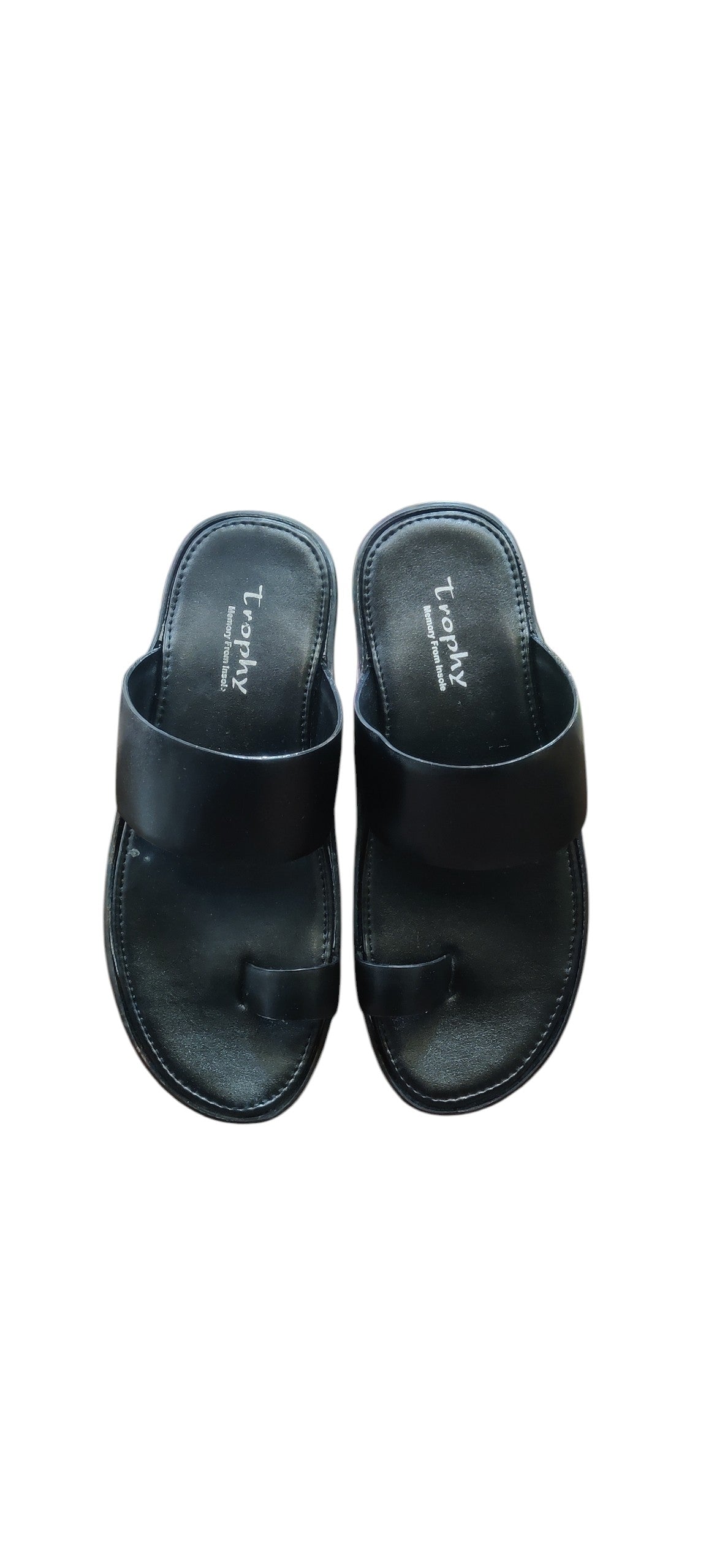 Trophy Men Leather Slippers 202