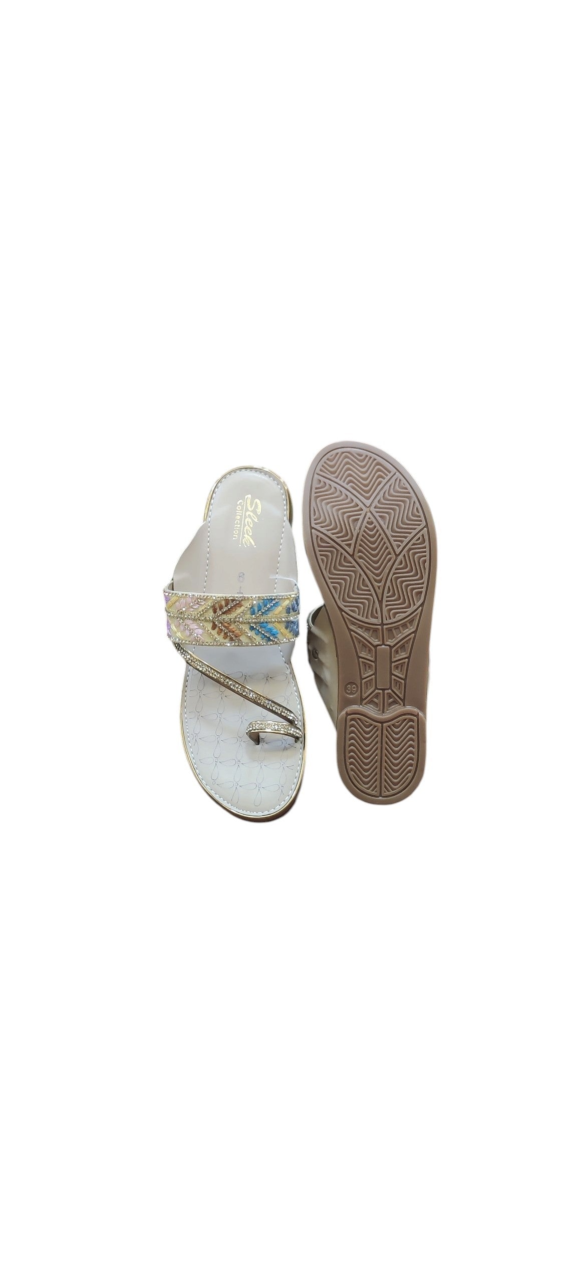 Sleek Kolhapuri Fancy Slipper OLA35/752