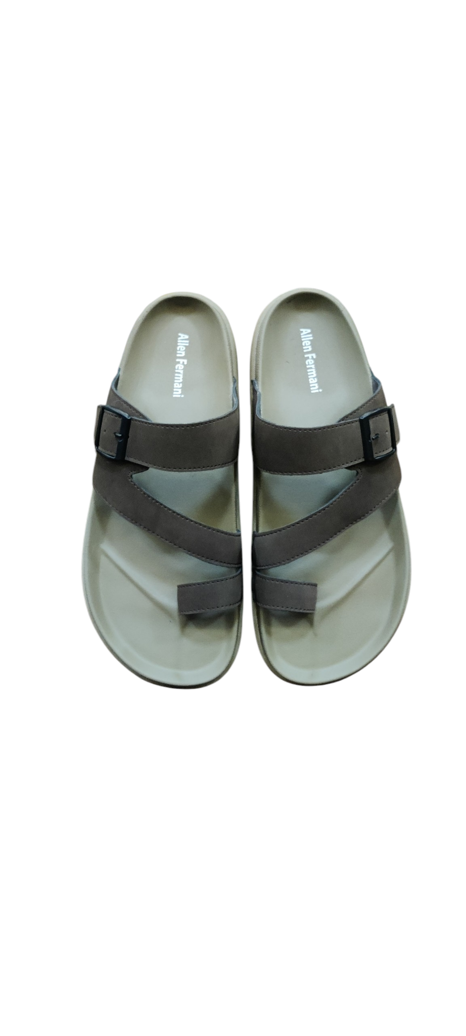 Allen Fermani Leather Slippers Happy5