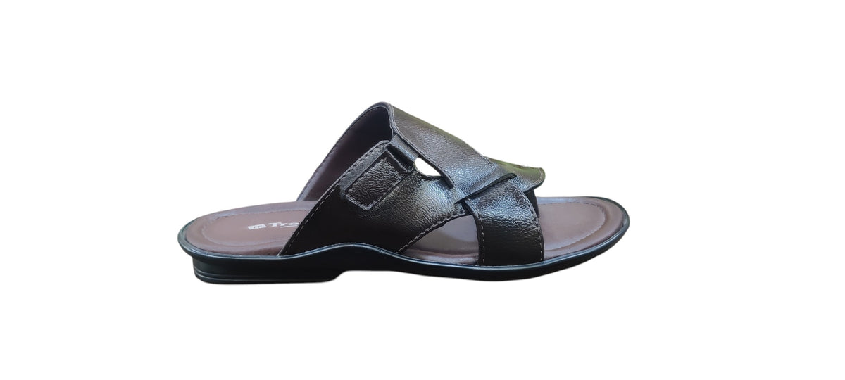 Trophy Men Leather Slippers 5512