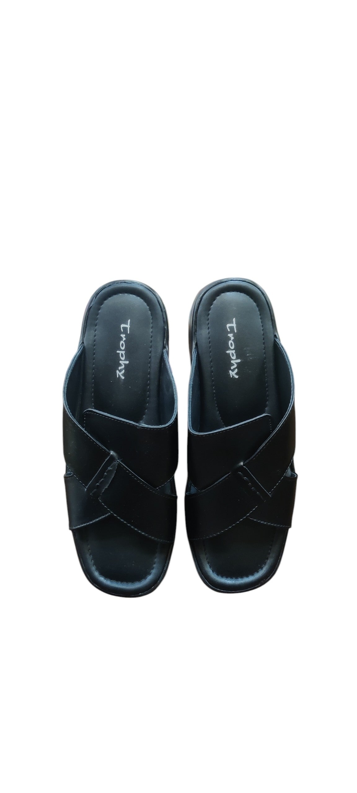 Trophy Men Leather Slippers C11